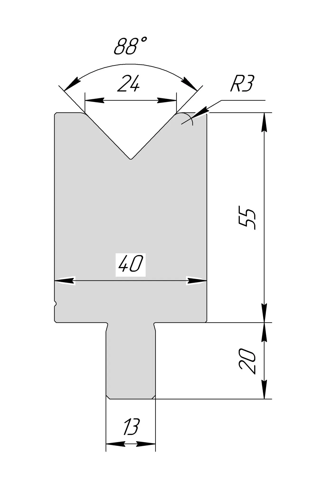 Матрица WM 3110 88° H55 V24