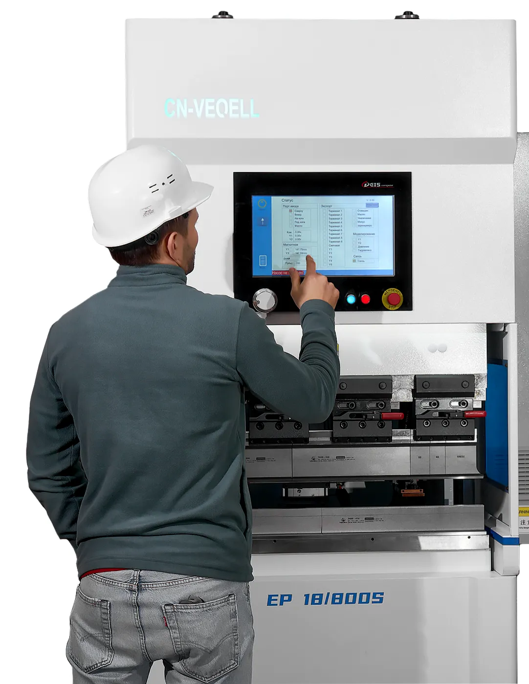 Гибочный станок с ЧПУ IPMBM 18T-800mm-S электромеханический