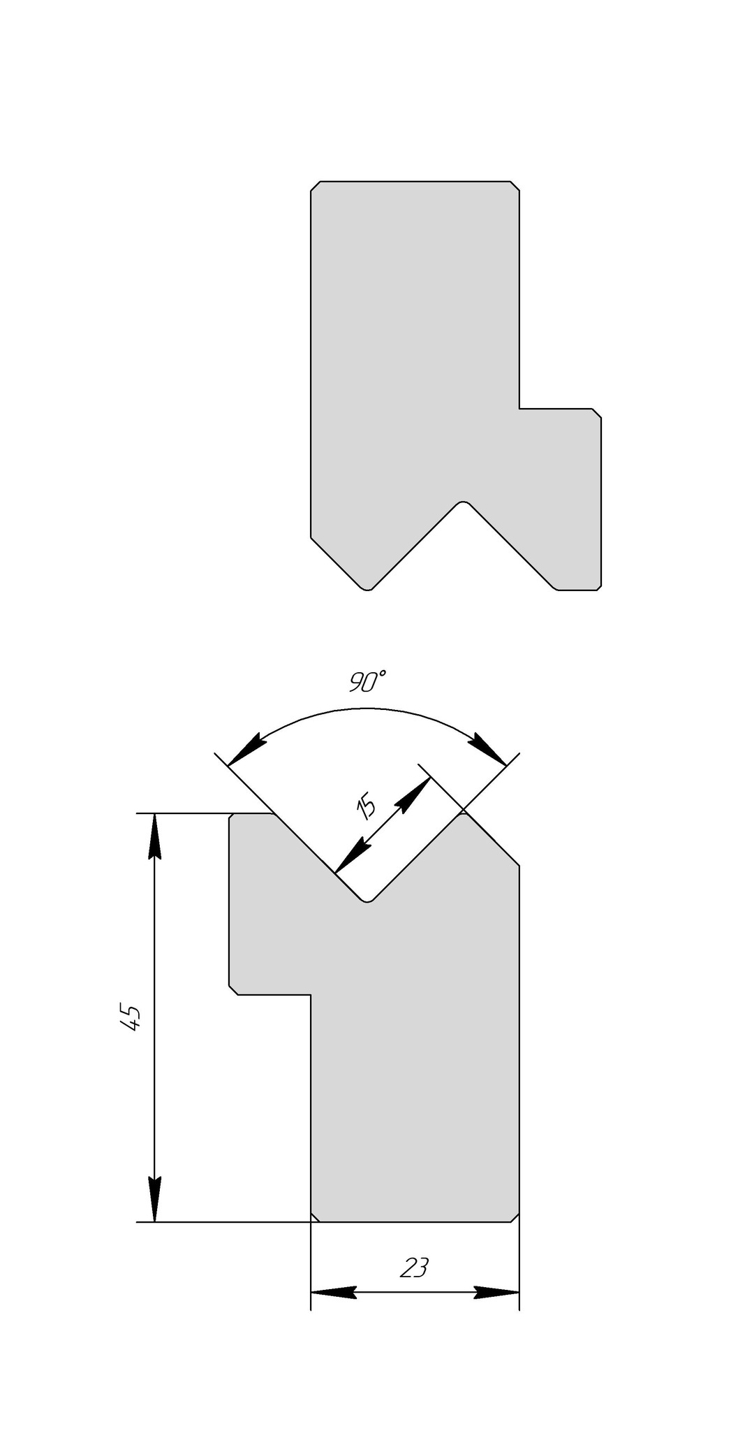 Z-вставки AZI 1280 90° Z15