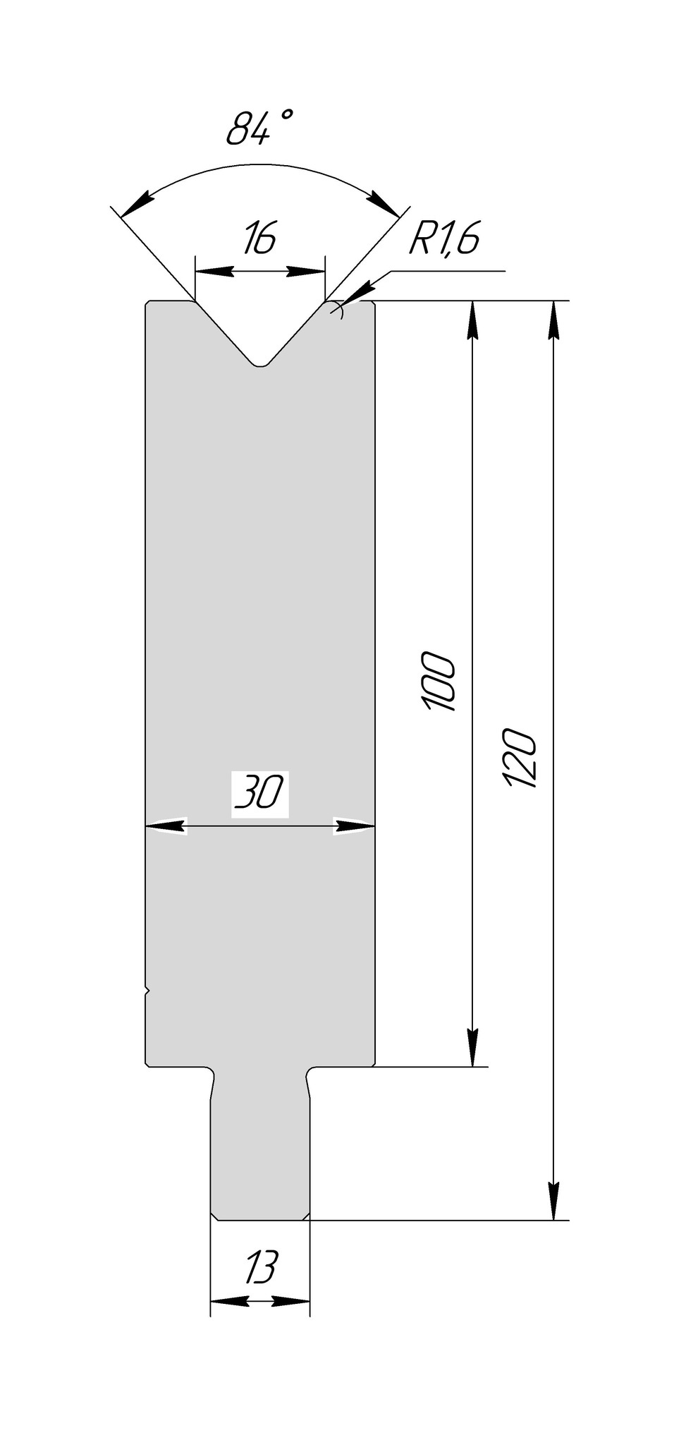 Матрица TM 3229 84° V16 H100