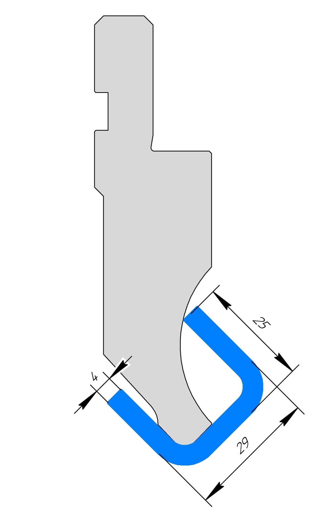Пуансон AP 1012 88° 65,50 R3
