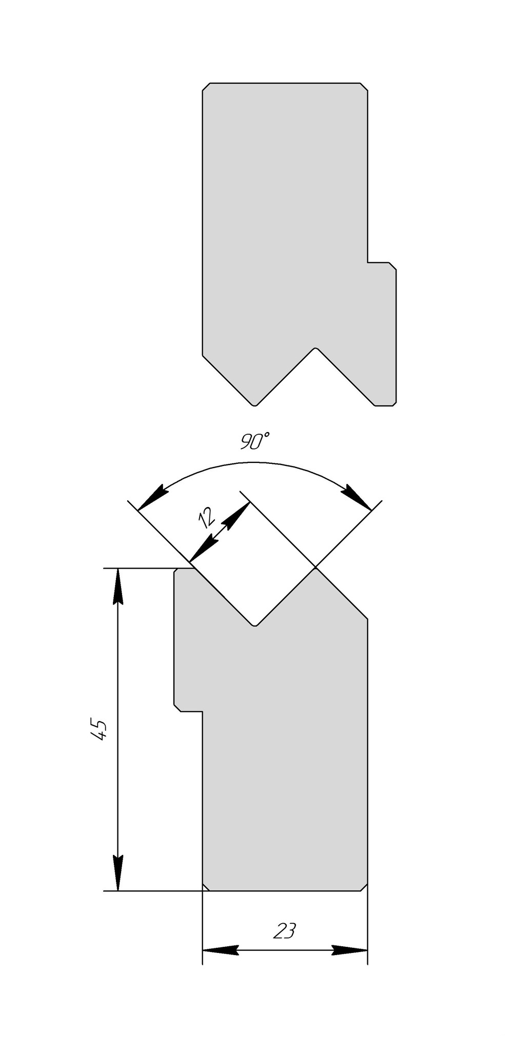 Z-вставки AZI 1148 90° Z12