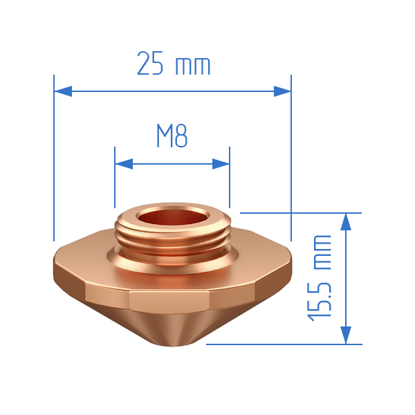 1324867 Сопло 2,7мм